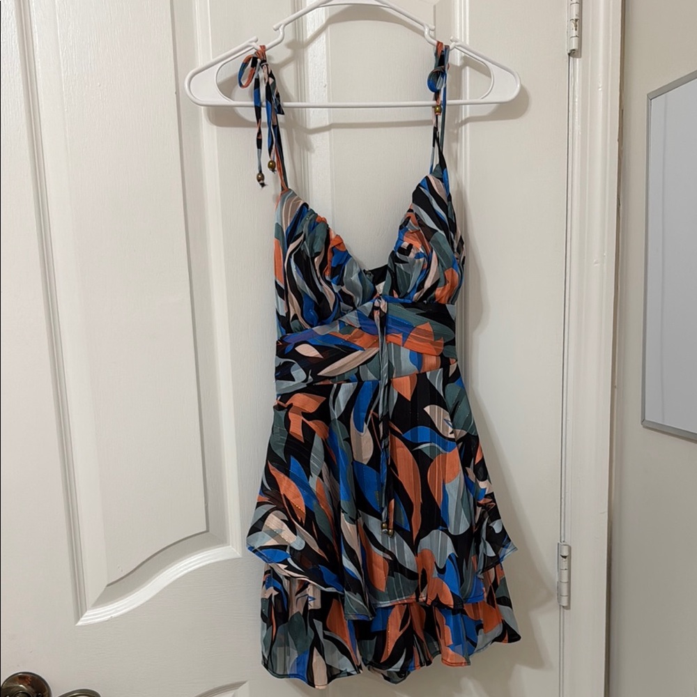 Multicolor Strappy Dress
